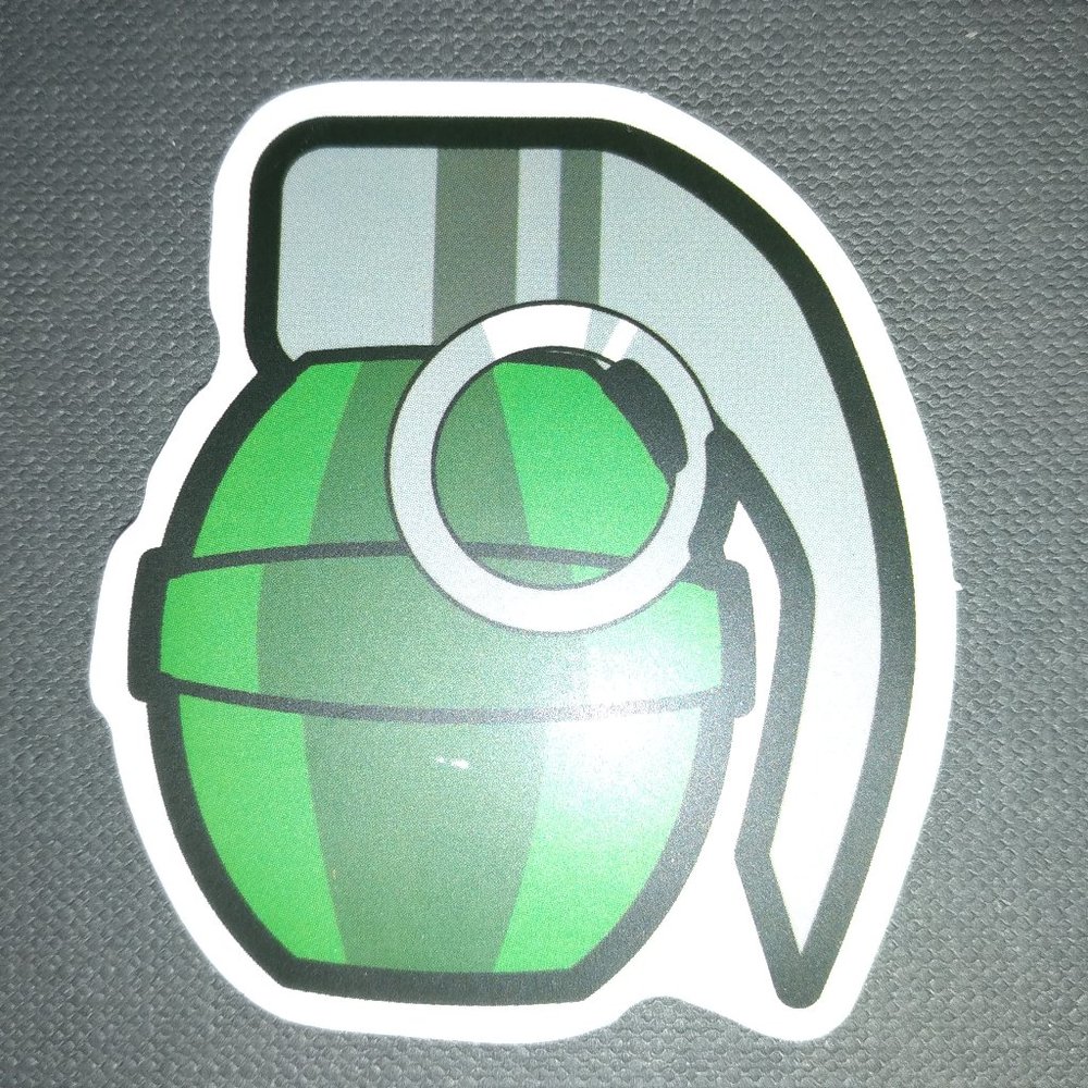 Grenade sticker